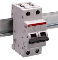 2cds272001r0255-s202m-b25 ABB System Pro M Compact S200M MCB, 2P, 25A Curve B, 440V AC, 125V DC, 10 kA Breaking Capacity