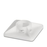 3240708 Phoenix Contact Self Adhesive White Cable Tie Mount 27 mm x 27mm, 6mm Max. Cable Tie Width