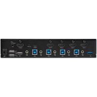 sv431hu34k6 StarTech.com 4 Port USB HDMI KVM Switch, 3.5 mm Stereo 3840 x 2160 Maximum Resolution