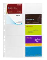 2389-19 Durable Transparent Business Card Pocket