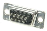 121073-2055-d ITT Cannon D* 9 Way Panel Mount D-sub Connector Socket