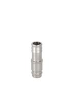 325-389 RS PRO Brass, Steel Male Pneumatic Quick Connect Coupling, 6mm Hose Barb