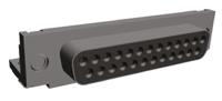 5747846-4 TE Connectivity Amplimite HD-20 25 Way Right Angle Through Hole D-sub Connector Socket, 2.75mm Pitch, with 4-40 UNC