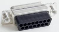 163x10049x CONEC 37 Way Through Hole D-sub Connector Plug, with Mounting Hole