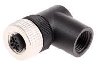 xzcc12fcm50b Telemecanique Sensors Circular Connector, 5 Contacts, Cable, M12 Connector, Socket, Female, IP67, XZCC Series