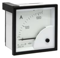 d72sd5a0-1200a HOBUT D72SD Analogue Panel Ammeter 0/1200A For 1200/5A CT AC, 68mm x 68mm Moving Iron