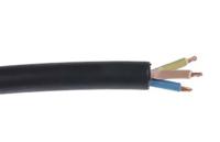 863-4027 RS PRO TRS 0.75 mm² 4 Core Power Cable, H05RR-F, Black CPE, 100m