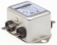 res20f12 Roxburgh EMC, RES20 12A 250 V ac DC → 400Hz, Chassis Mount RFI Filter, Fast-On, Single Phase