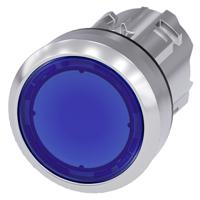 3su1051-0ab50-0aa0 Siemens SIRIUS ACT Series, Blue Push Button Head, Momentary, 22mm Cutout
