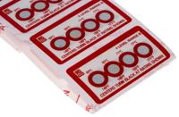 286-030 RS PRO Non-Reversible Temperature Sensitive Label, 60°C to 77°C, 4 Levels
