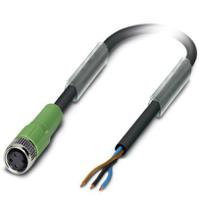 1669628 Phoenix Contact Straight Female 3 way M8 to Unterminated Sensor Actuator Cable, 5m