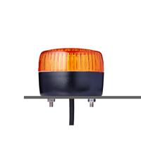 861511313 AUER Signal PFL Series Amber Multi Strobe Beacon, 230/240 V, Horizontal, Tube Mounting, Vertical, LED Bulb, IP67, IP69
