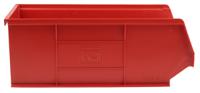 484-4078 RS PRO PP Storage Bin, 350mm x 205mm x 130mm, Red
