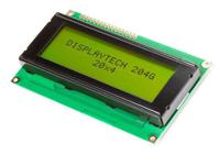 204g-bc-bw Displaytech 204G BC BW 204G Alphanumeric LCD Display, Yellow-Green on, Transflective
