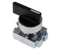 205-2370 RS PRO 2 Position Selector Switch Head, 22mm Cutout, Black Handle