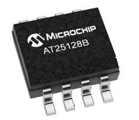 at25128b-sshl-t Microchip AT25128B-SSHL-T,  128 kB EEPROM,  80 ns 8-Pin SOIC Serial-SPI