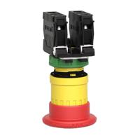 xb5as8445 Schneider Electric Harmony, Red, Twist to Reset 40mm Mushroom Head Emergency Button