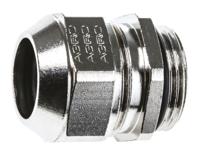 a100013 SES Sterling A1 Series Metallic Nickel Plated Brass Cable Gland, PG13 Thread, 8mm min., 15mm max., IP68