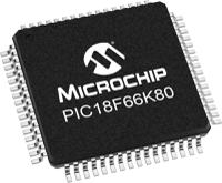 pic18f66k80-ept Microchip PIC18F66K80-E/PT PIC, PIC18 Microcontroller, 16kB FLASH, 64-Pin TQFP