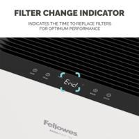 9799601 Fellowes HEPA Air Purifier, 80m², 38.3 dB, 45.9 dB, 55.8 dB, 69.5 dB