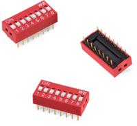 418117270906 Wurth Elektronik 6 Way Through Hole DIP Switch SPST, Raised Actuator