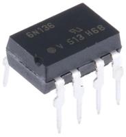 6n136 Vishay, 6N136 DC Input Transistor Output Optocoupler, Through Hole, 8-Pin DIP