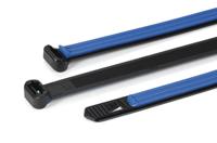 111-50000 HellermannTyton Cable Tie, Soft Grip Tie, 140mm x 12.7 mm, Black TPU, Pk-500