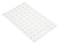 sj5378-transp 3M Hemispherical PUR Self Adhesive Feet, 10.2mm diameter x 3.3mm height