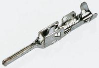 770985-1 TE Connectivity Mini-Universal MATE-N-LOK Series Male Crimp Terminal, 26AWG Min, 22AWG Max