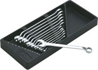 53-j12m SAM 12-Piece Combination Spanner Set, 8 → 22 mm, Chrome Vanadium Steel