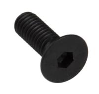 281-439 RS PRO Black, Self-Colour Steel Hex Socket Countersunk Screw, DIN 7991, M4 x 12mm