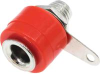 208-0293 RS PRO Red Female Banana Socket, 4 mm Connector, Solder Termination, 19A, 30V, Nickel Plating