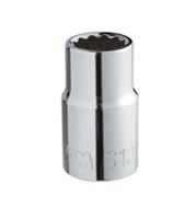 s-13 SAM 1/2 in Drive 13mm Standard Socket, 12 point, 38 mm Overall Length