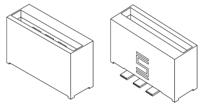 pec-03-01-t-s Samtec PEC Series Female Edge Connector, Through Hole Mount, 3-Contacts, 2.54mm Pitch, 1-Row, Solder Termination