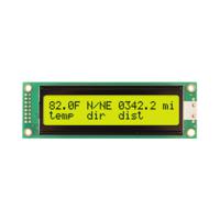 nhd-0220dz-fl-ybw NEWHAVEN DISPLAY INTERNATIONAL NHD-0220DZ-FL-YBW Alphanumeric LCD Alphanumeric Display, Yellow-Green on Yellow/Green, 2