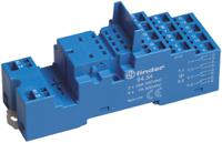 9454sma Finder 94 250V ac DIN Rail Relay Socket, for use with 55.32 - 55.34 Series Relays and 85.04 Series Timers