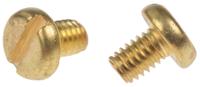 483-1505 RS PRO Slot M4 Pan Brass Machine Screws DIN 85 x 6.0mm