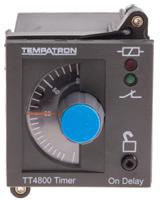 tt4801-02 Tempatron TT4801 Series DIN Rail, Panel Mount Timer Relay, 110V ac, 2-Contact, 6 s → 6h, 1-Function, DPDT