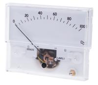 is-11003 Sifam Tinsley Analogue Panel Ammeter 1mA DC, 32.3mm x 73.7mm, ±1.5 % Moving Coil
