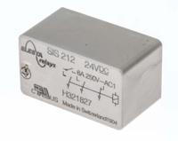 sis-212-24vdc Elesta PCB Mount Force Guided Relay, 24V dc Coil Voltage, DPST, SPST