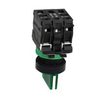 xb5ak133b5 Schneider Electric Knob Selector Switch - (SPDT) 22mm Cutout Diameter, Illuminated 3 Positions
