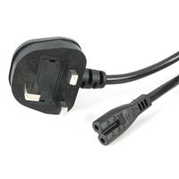 pxtnb2suk1m StarTech.com Right Angle CEE 7/7 Plug to Straight IEC C13 Socket Power Cord, 1m