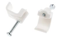 233-584 RS PRO White PE Rectangular cable clip