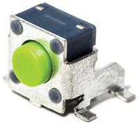 pts645vh582-lfs C & K IP40 Grey Button Tactile Switch, SPST 50 mA 3.5 (Dia.)mm Through Hole