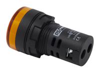 791-8589 RS PRO, Panel Mount Yellow LED Pilot Light, 22mm Cutout, IP65, Round, 12V ac/dc
