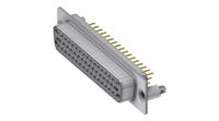 dts50sy2m86un Deltron Connectors DTS 50 Way Horizontal D-sub Connector Socket, 2.77mm Pitch