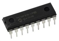 pic16f818-ip Microchip PIC16F818-I/P, 8 bit PIC, PIC16F818 Microcontroller, 20 MHz, 1.75kB FLASH, 18-Pin PDIP
