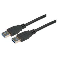 cau3zaa-1m L-Com USB 3.0, Male USB to Male USB A, 1m