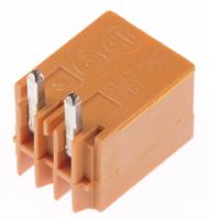 1605070000 Weidmuller, 3.5mm Pitch, OMNIMATE SL, 2 Way, Right Angle, Pluggable Terminal Block, Header, Through Hole, Solder