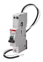 2csr255051r1255-dse201-b25-ac30-n-blue ABB RCBO, 25A Current Rating, 1P+N Poles, 30mA Trip Sensitivity, Type B, System Pro M Compact Range